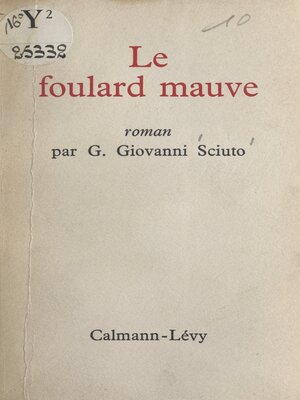 cover image of Le foulard mauve